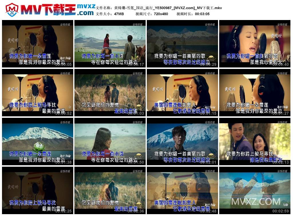 黄绮珊-雪莲_国语_流行_YE500987